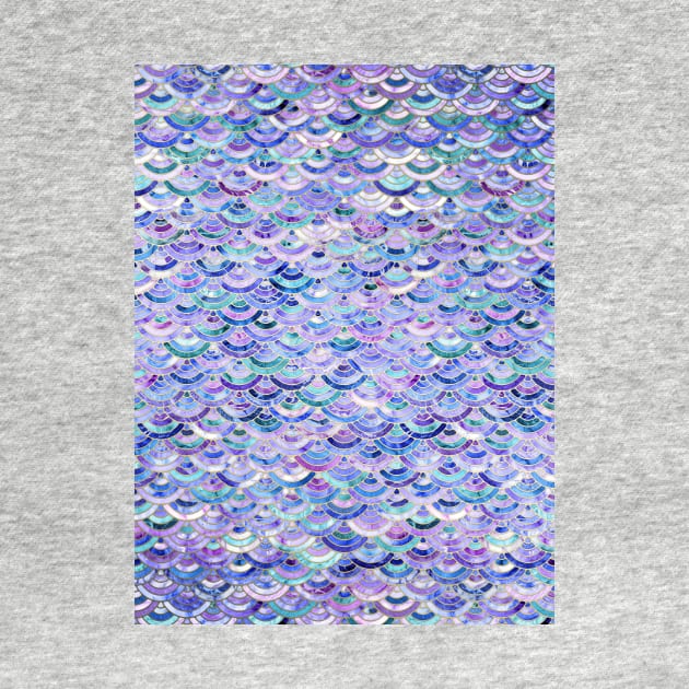 Marble Mosaic in Amethyst and Lapis Lazuli by micklyn